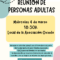 REUNION PERSONAS ADULTAS MARZO